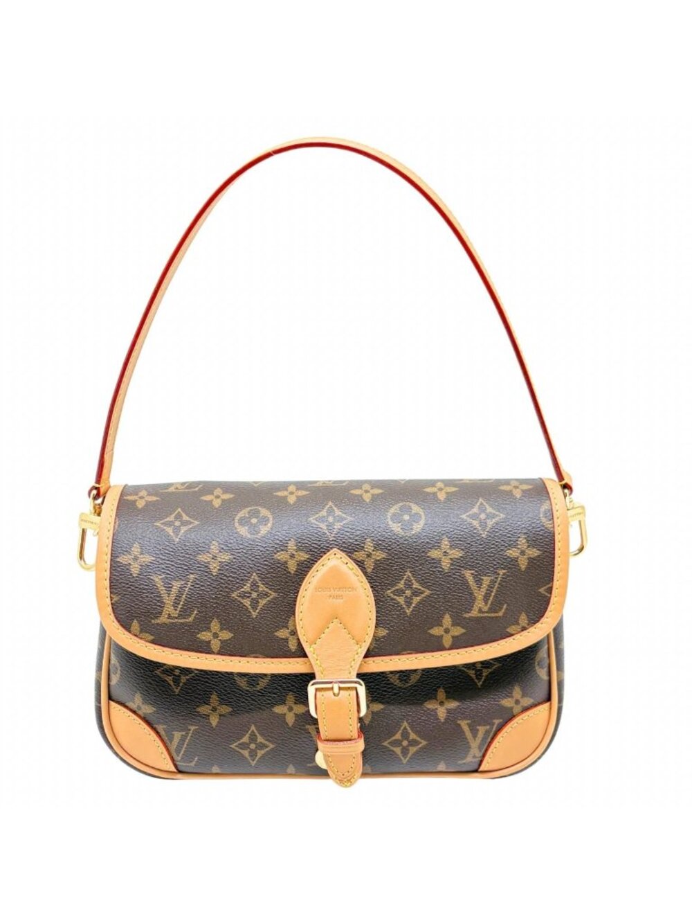 Louis Vuitton Diane Monogram Noir Shoulder Bag Canvas